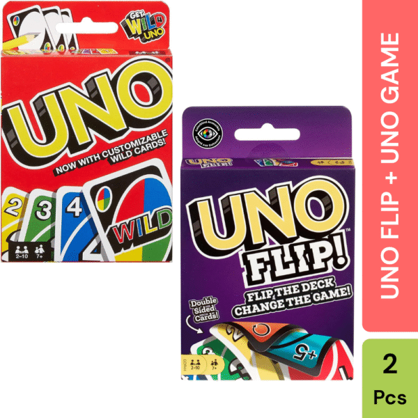 UNO Family Card Game & UNO Flip Combo