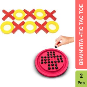 2-in-1 Brainvita & Tic Tac Toe Game Set