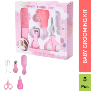 UTSUB Baby Grooming Kit for Newborns – 5-in-1 Portable Care Set | Soft Pink |