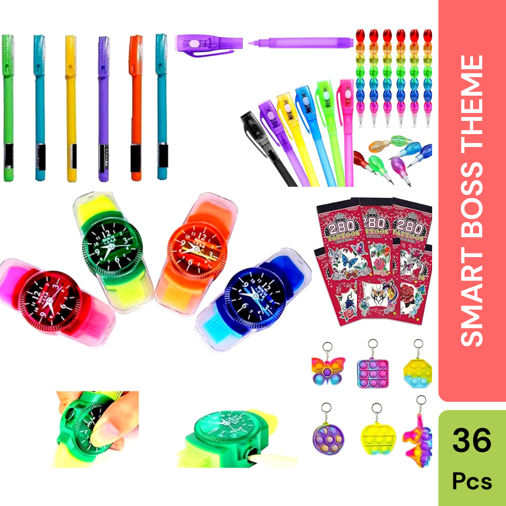 Utsub Smart Kids Theme Return Gifts | Set of 6 | 36 Pcs