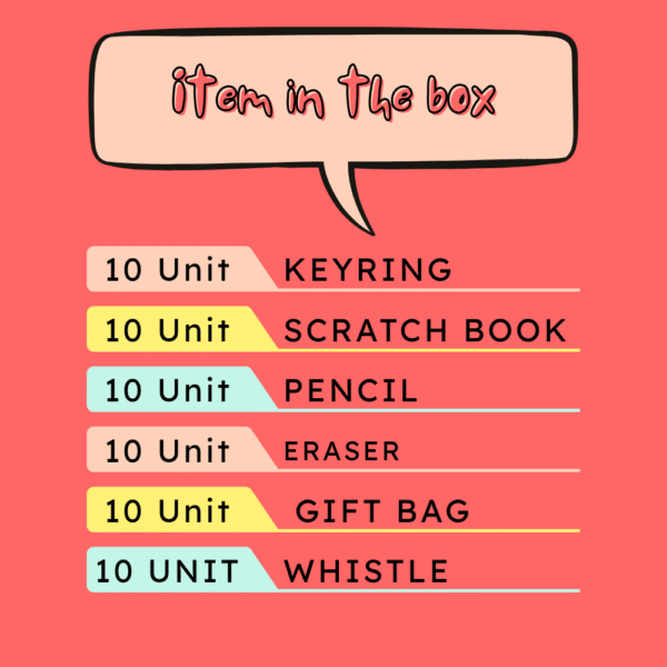 Utsub Rainbow Stationery Gifts | Set of 10 | 60 Pcs - Image 6