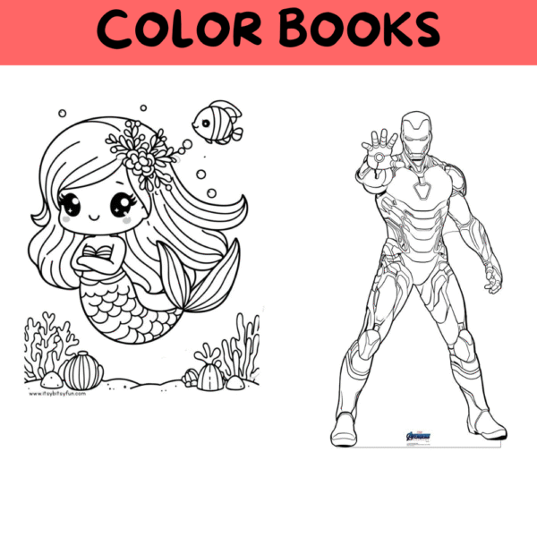 Utsub Art Set for Kids Drawing & Coloring Kit | Set of 6 | 24 Pcs - Image 3