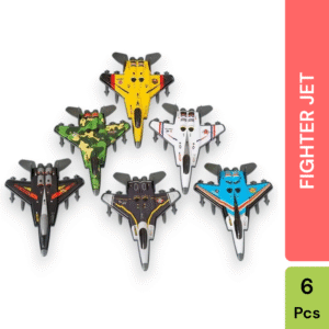 Utsub Unbreakable Mini Fighter Jets | Multicolor | Set of 6