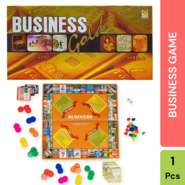 Business Gold Board Game – Money & Asset Game for Kids