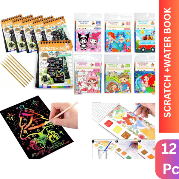 Utsub Floating Pen & Water Painting Kit Combo | 12 Pcs