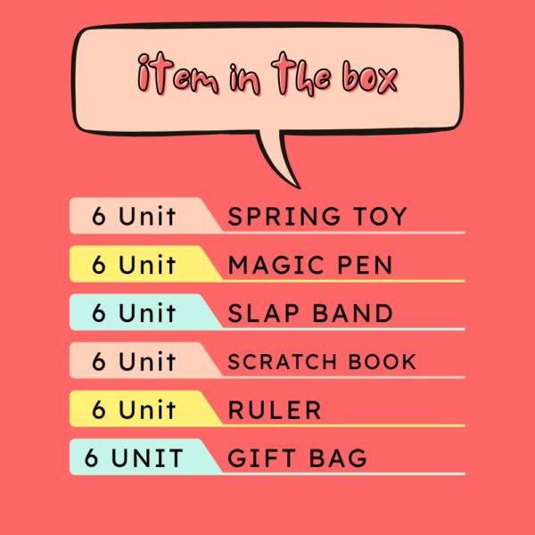 Mega Magic Return Gift Set for Kids – 36 Pcs Stationery & Fun Toys (Set of 6) - Image 2