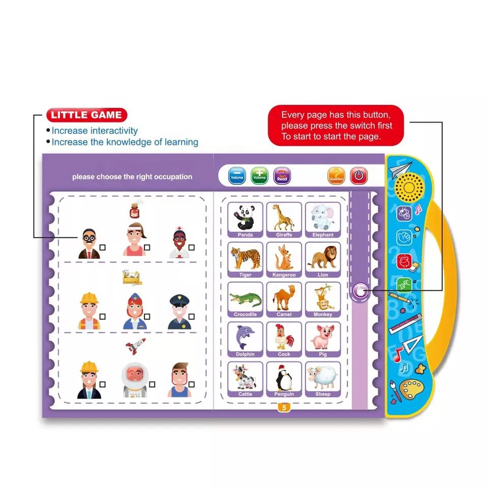 Interactive Children Book -Musical English Educational Toy - Image 3