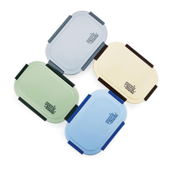 Power Lunch Insulated Steel Tiffin Box Set – Leakproof & BPA-Free (Blue, 650ml + 130ml) - Image 2