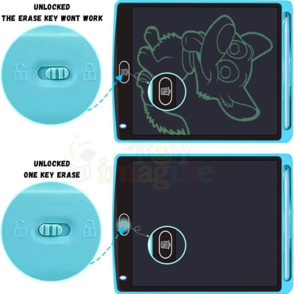 8.5" Magic LCD Writing Tablet for Kids – Reusable Digital Slate(Multicolor)2 Pcs - Image 4
