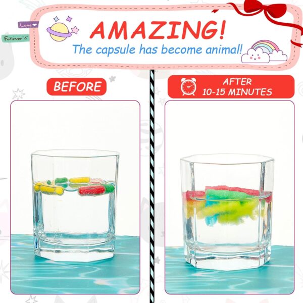 Water Magic Growing Animal Capsules – Fun Bath Toy for Kids | Random Designs,2 PACK - Image 4