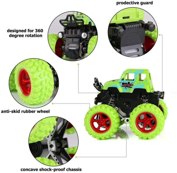 Monster Car Toy for Kids – Pull Back Action - Image 6