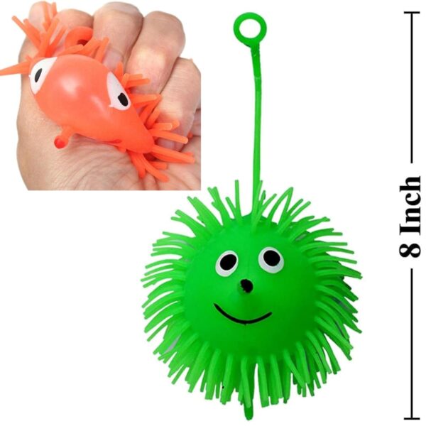 Spiky Puffer Ball + Moon Ball – Pack of 2, Fun Stress Relief & Play Toy for Kids - Image 2