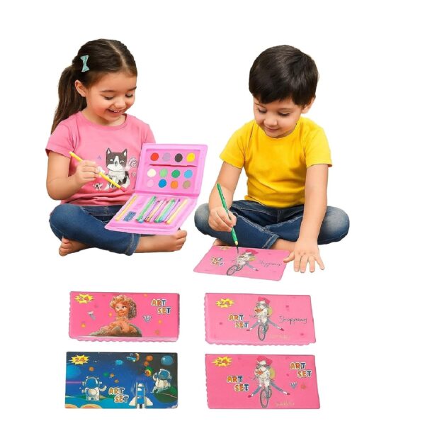 Utsub Art Set for Kids – 24 Pcs Drawing & Coloring Kit, Pack of 2 - Image 3