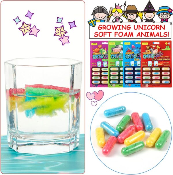 Water Magic Growing Animal Capsules – Fun Bath Toy for Kids | Random Designs,2 PACK - Image 2