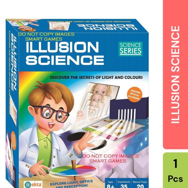 Illusion Science Kit – 35 Mind-Blowing Experiments for Kids (8+ Years)
