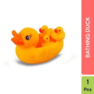 Cute Squeaky Duck Family – Pack of 4 Bath Toys for Babies