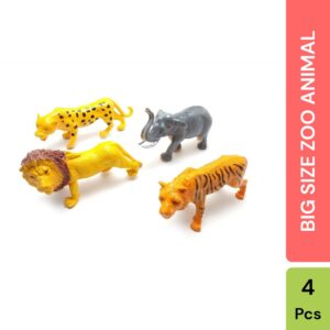 Wild and Zoo Animals Figures Set for Kids Play Figure 8x4cm