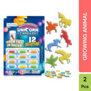 Water Magic Growing Animal Capsules – Fun Bath Toy for Kids | Random Designs,2 PACK