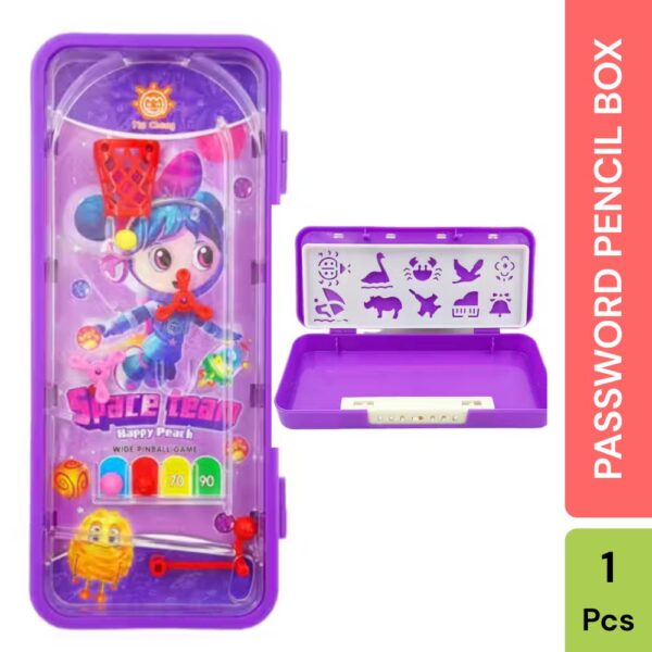 Pencil Box with Password and Game attached Pencil Box with Lock|