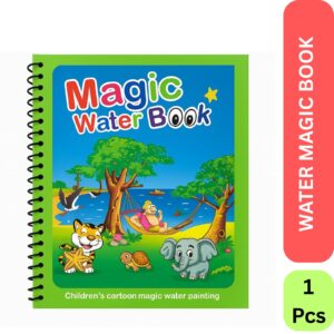 Magic Book for Kids 2-5 Years | Reusable Magic Water Books with Water Pens |
