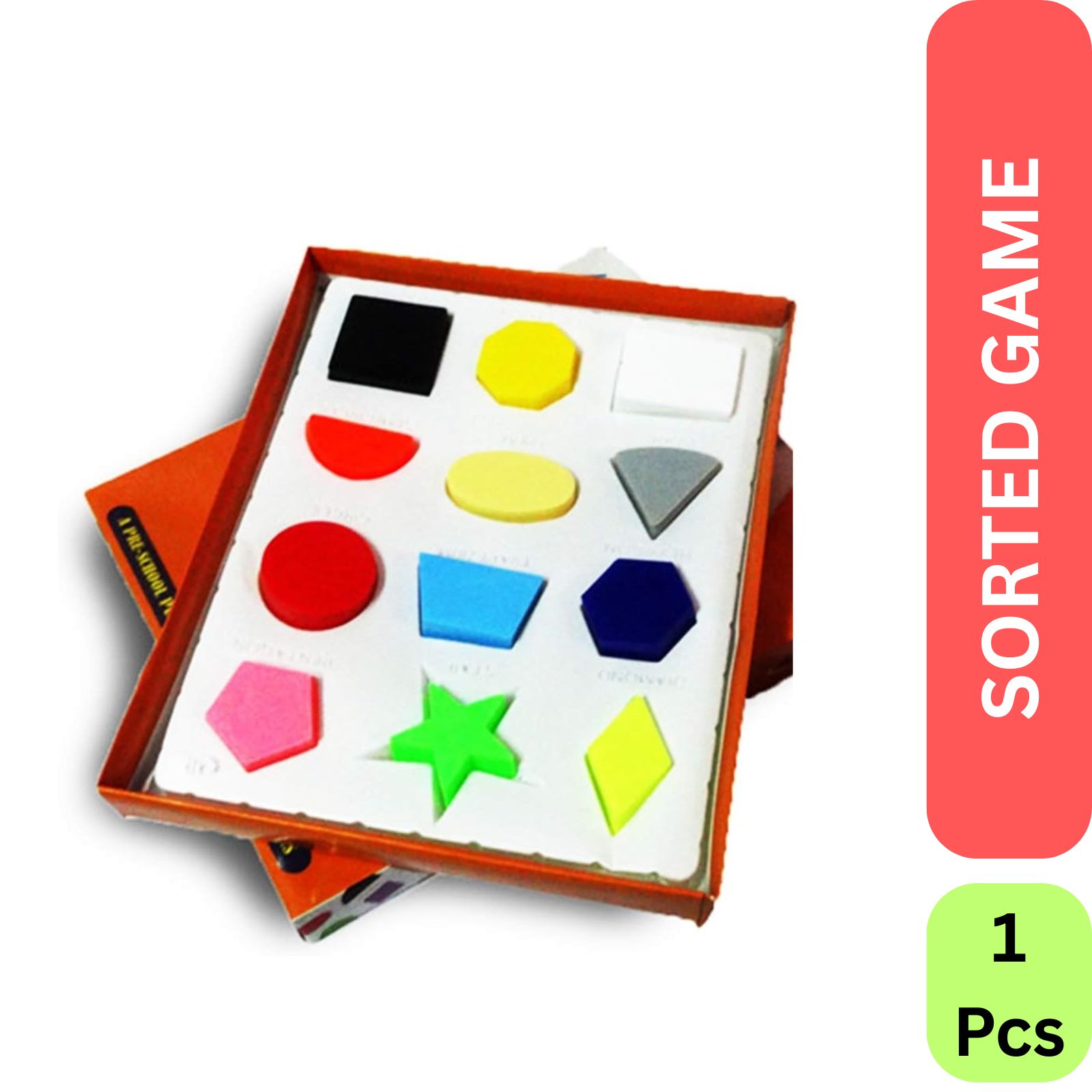 Sorting Game for Kids 3-4 Years | Montessori Shape & Color Learning Toy