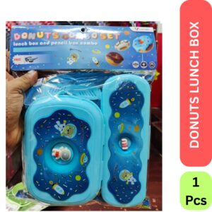 UTSUB Donuts Shaped Lunch Box for Kids | Cute & Compact Tiffin Box | BPA Free
