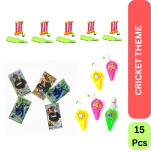 Cricket Theme Return Gifts for Kids – 15 Pcs Combo Set