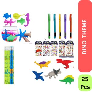 Dino Theme Return Gifts Combo | 25 Pcs  | Birthday & Classroom Gifts